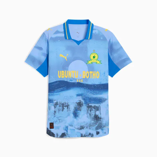 Camisa do Mamelodi Sundowns 2025 une arte e futebol