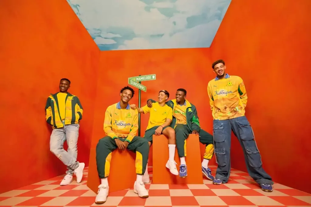 Camisa do Mamelodi Sundowns 2025 une arte e futebol