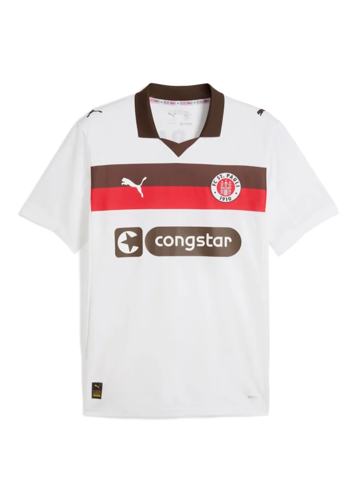 Camisa reserva FC St. Pauli 2025-2026 é lançada com PUMA