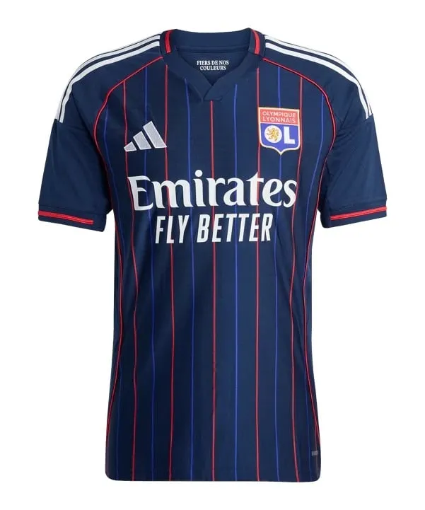 Camisa reserva do Olympique de Lyon 2025-2026 da adidas