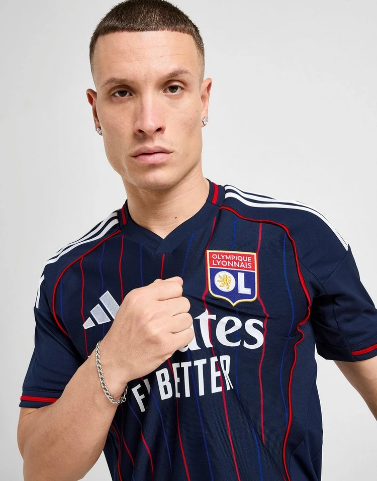 Camisa reserva do Olympique de Lyon 2025-2026 da adidas