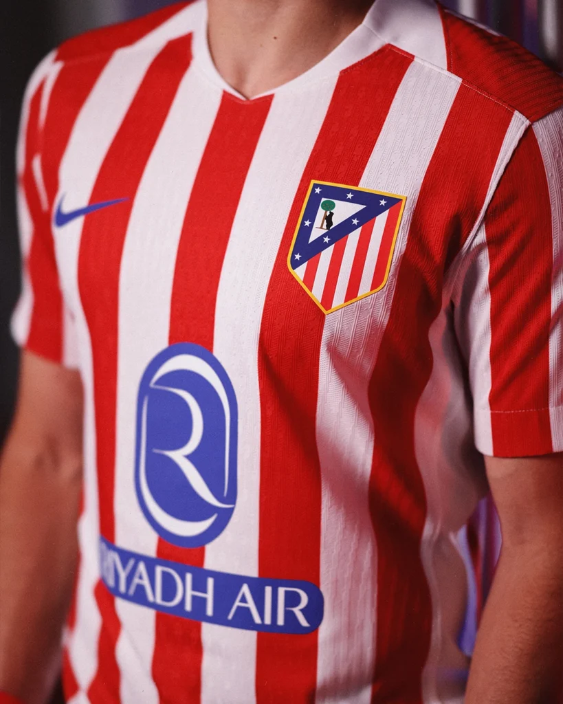 Atlético de Madrid 25-26: Camisa Titular Resgata o Design Clássico
