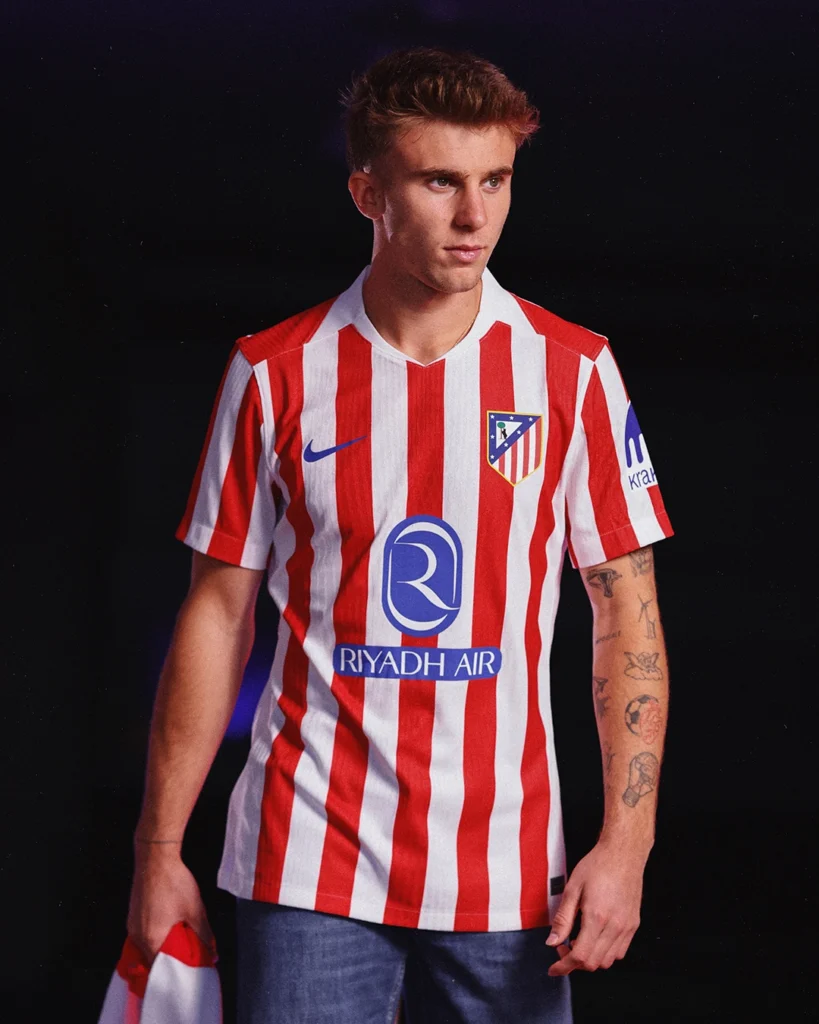 Atlético de Madrid 25-26: Camisa Titular Resgata o Design Clássico