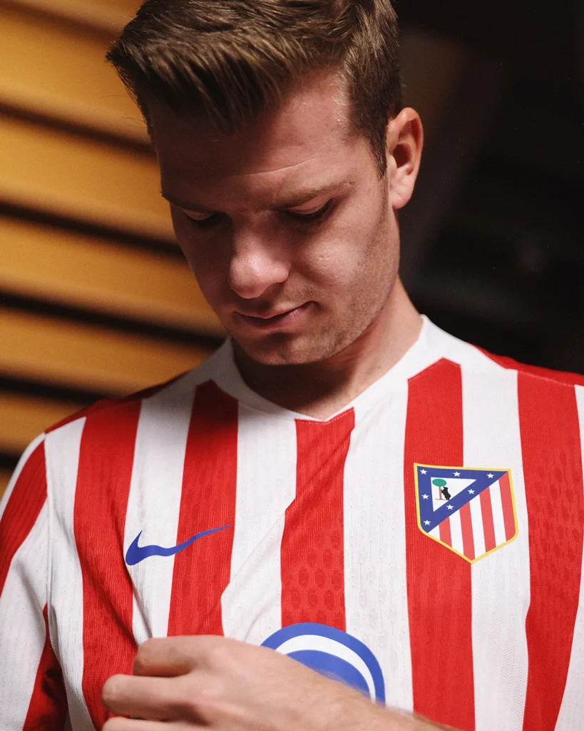 Atlético de Madrid 25-26: Camisa Titular Resgata o Design Clássico