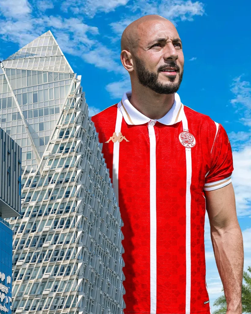 Camisa titular do Wydad Casablanca 2025-2026 é revelada