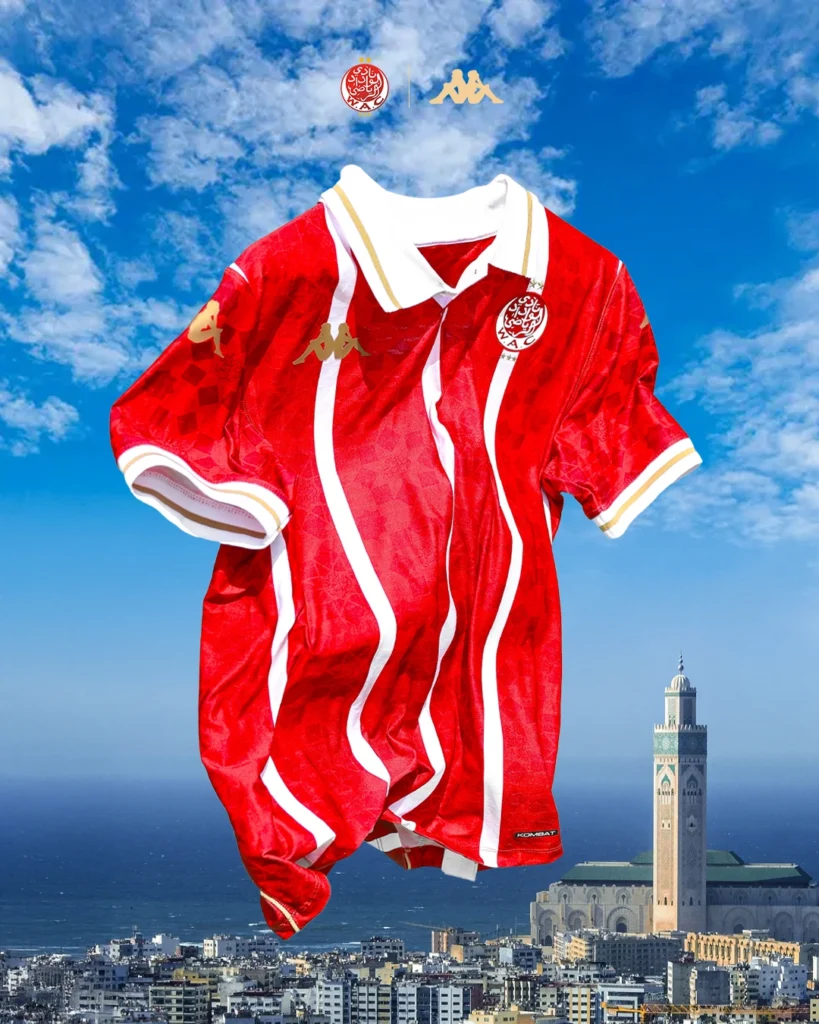 Camisa titular do Wydad Casablanca 2025-2026 é revelada