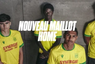 Camisa titular do FC Nantes 2025-2026 tem design retrô e verde