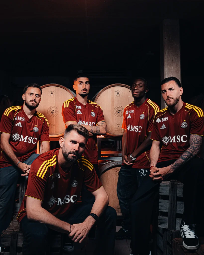 Camisa titular do Servette FC 2025-2026 é lançada pela Adidas