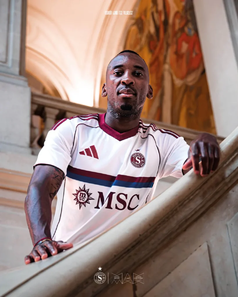 Camisa titular do Servette FC 2025-2026 é lançada pela Adidas