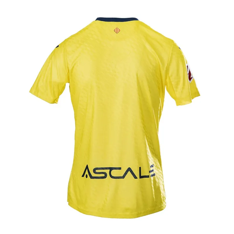 Camisa titular do Villarreal 2025-26 traz faixa azul-marinho