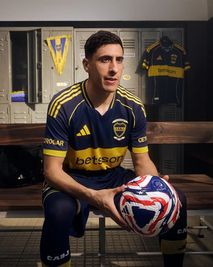 Camisas do Boca Juniors 2025-2026 celebram os 120 anos do clube