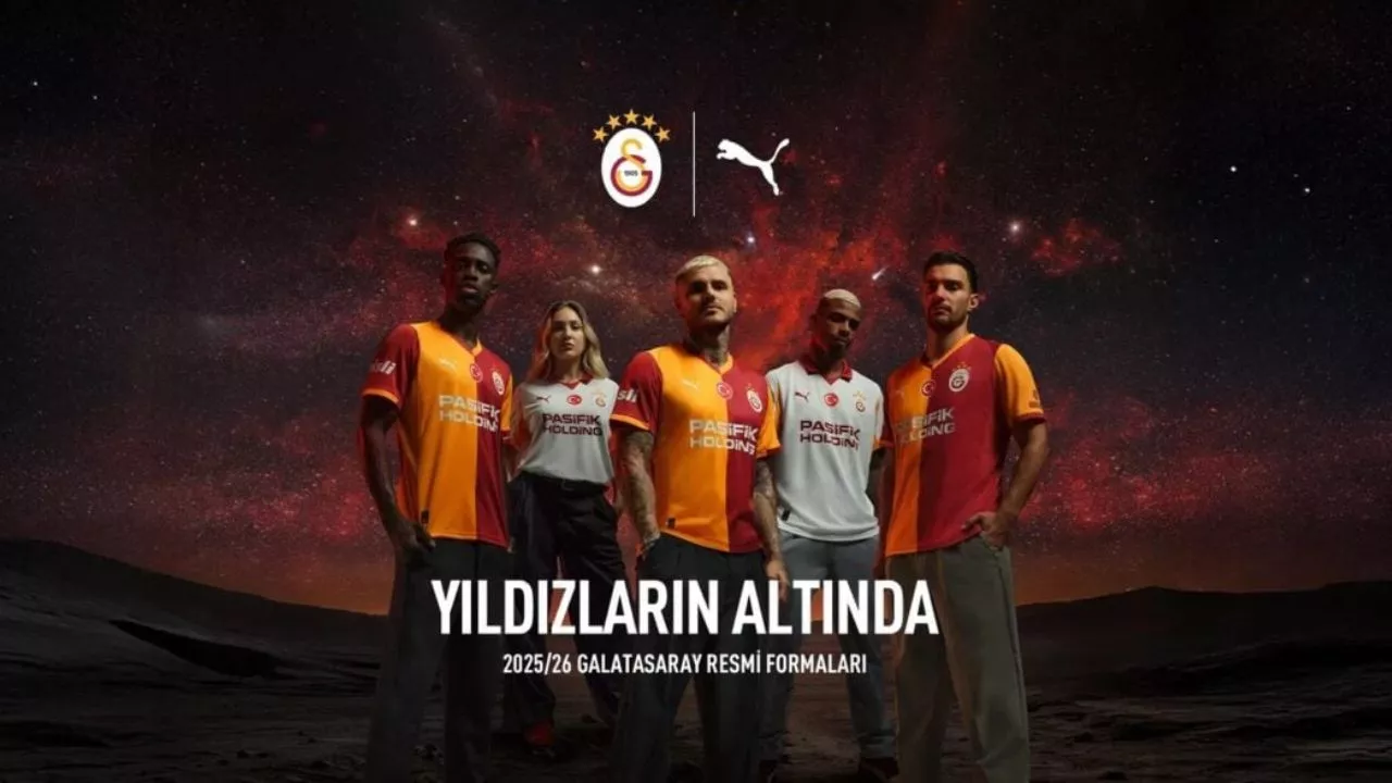 Camisas do Galatasaray 2025-2026 celebram título histórico com estilo