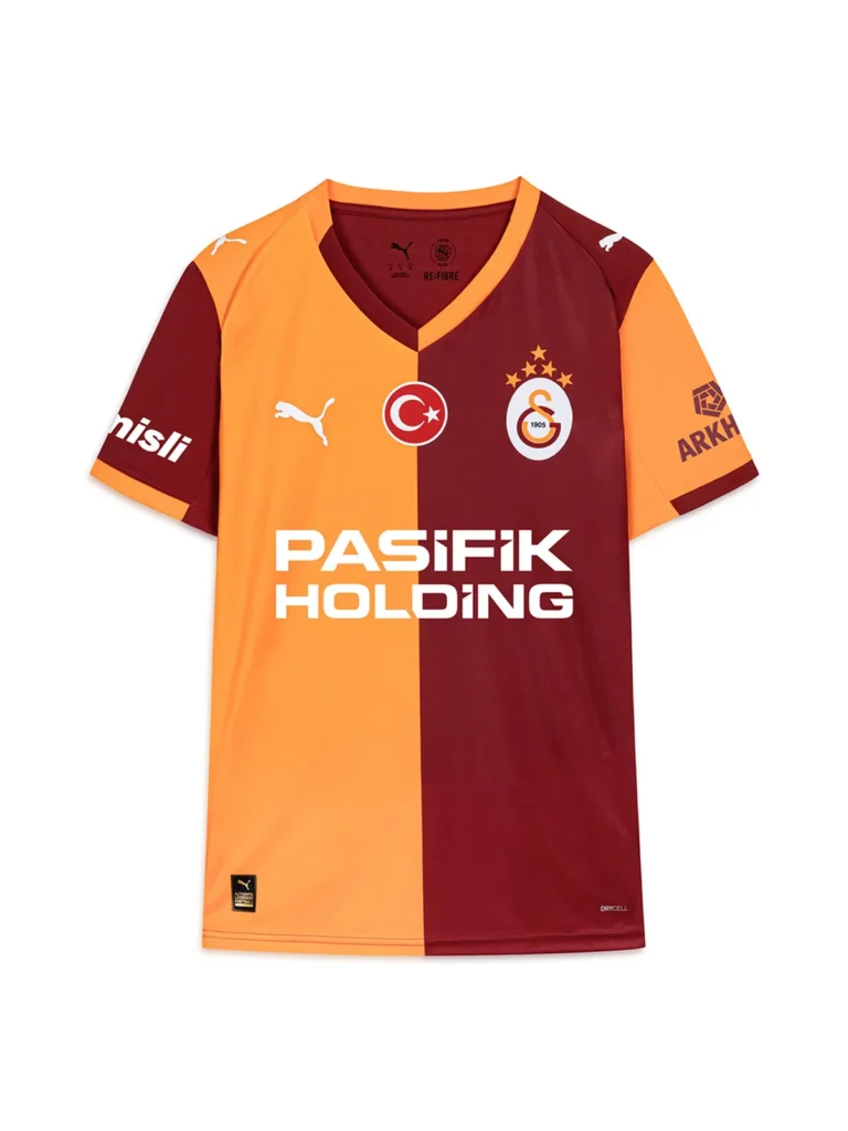 Camisas do Galatasaray 2025-2026 celebram título histórico com estilo