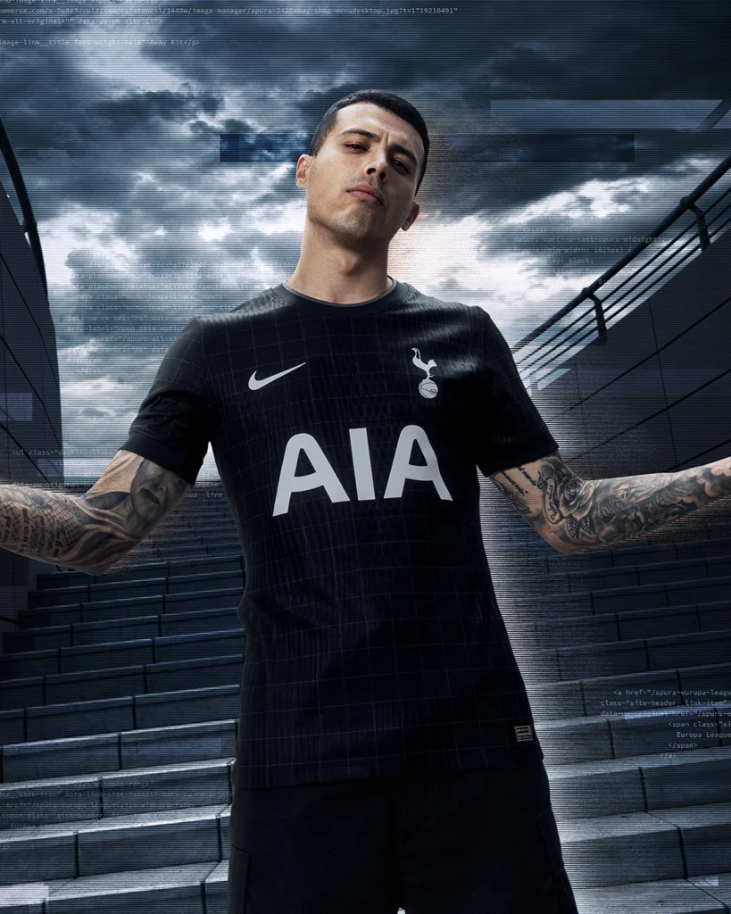 Nova camisa reserva do Tottenham 2025-2026 da Nike revelada