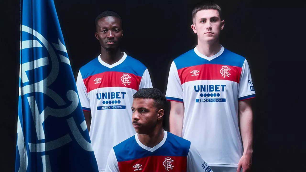 Nova camisa reserva do Rangers FC 2025-2026 é revelada