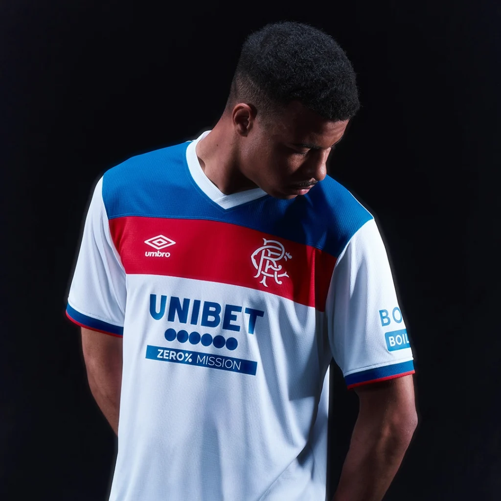 Nova camisa reserva do Rangers FC 2025-2026 é revelada