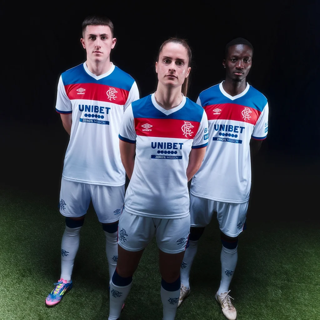 Nova camisa reserva do Rangers FC 2025-2026 é revelada