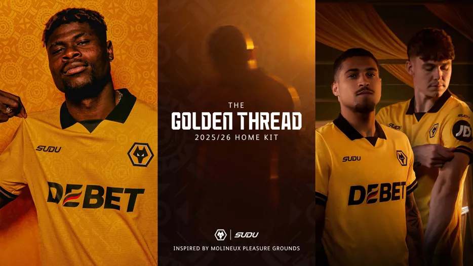 Nova camisa titular do Wolverhampton 2025-2026 homenageia os anos 70