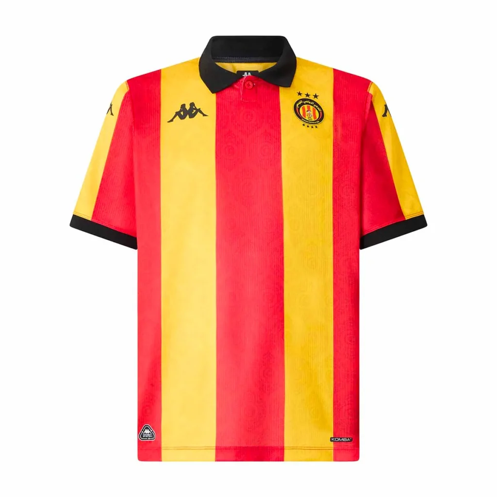 Novas camisas do Espérance Tunis 2025-2026 reveladas pela Kappa