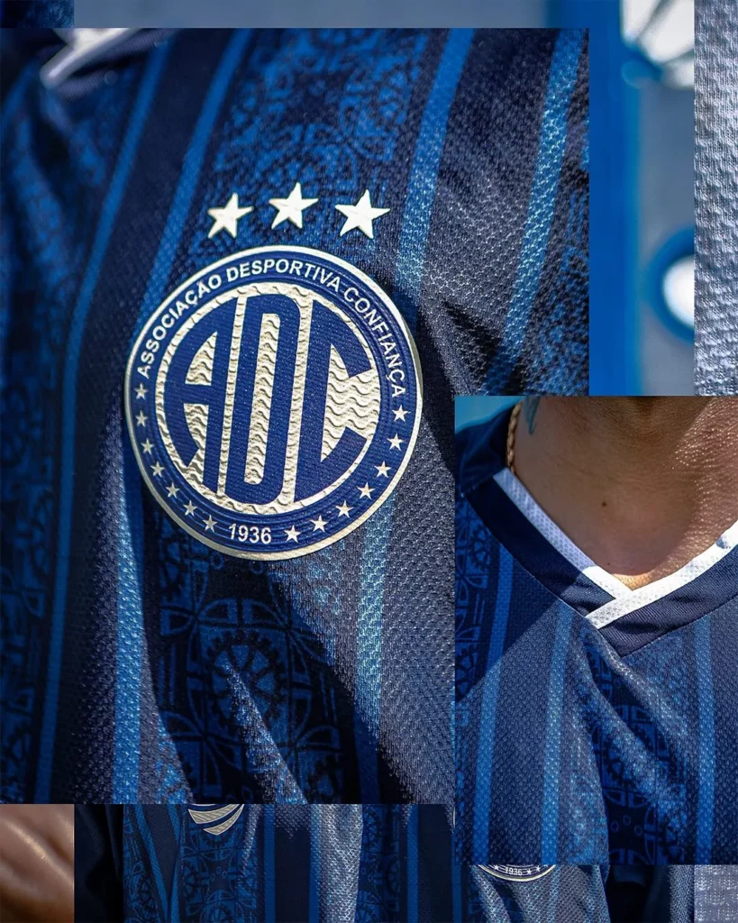 Terceira camisa do AD Confiança 2025 homenageia 70 anos do Sabino